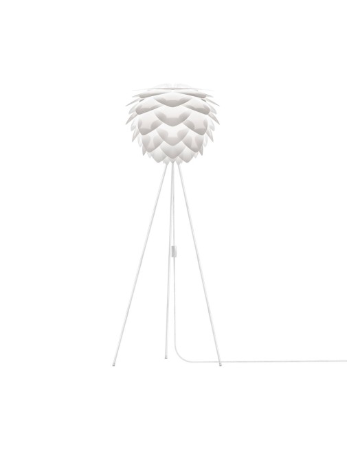Silvia white floor lamp