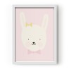 Pink Rabbit Art Print