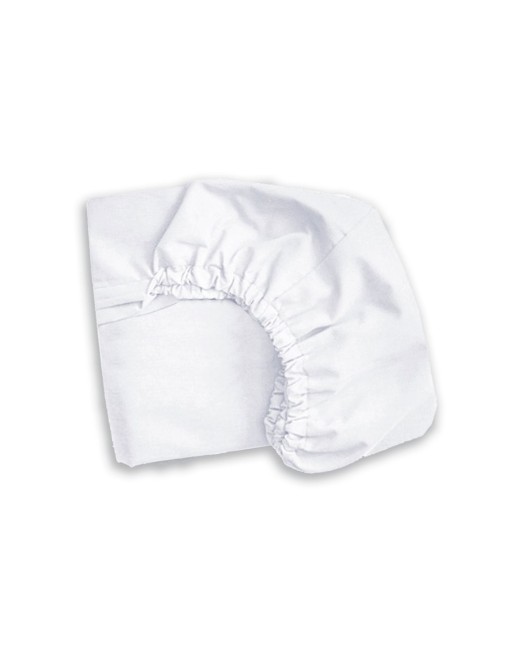 White fitted sheet 90x160