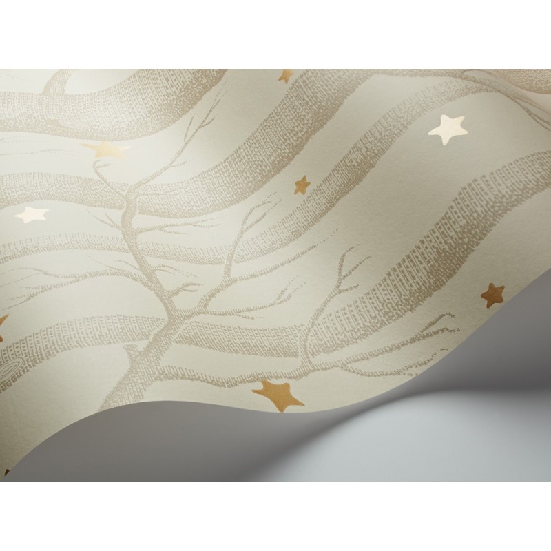 Wood and Stars Light Cream Cole and Son