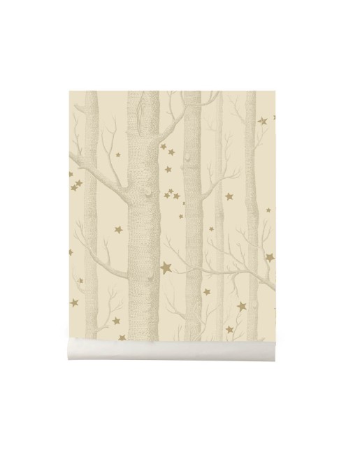 Papel pintado Wood and Stars light cream Cole and Son
