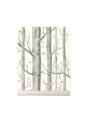 Papel pintado Wood and Stars light white Cole and Son