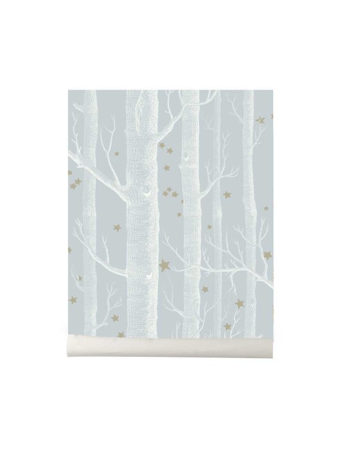 Papel pintado Wood and Stars light blue Cole and Son