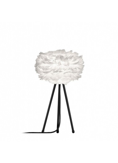 Feather Table Lamp White...