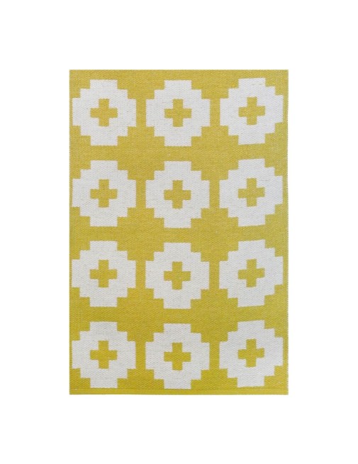 Yellow Flower Vinyl Carpet BRITA SWEDEN