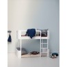 Lit Low Loft Wood Mini+ Blanc Oliver furniture