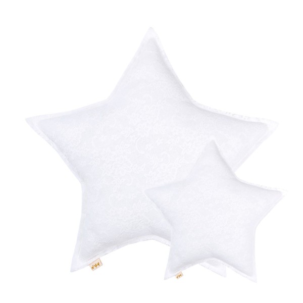 Cojin Estrella LACE blanco MINI Numero74