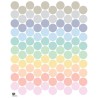 points de vinyle couleurs pastel
