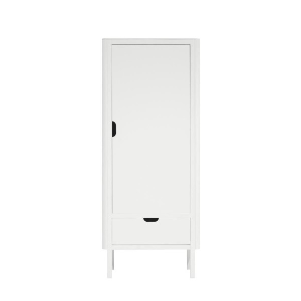 The Sebra Wardrobe single door white