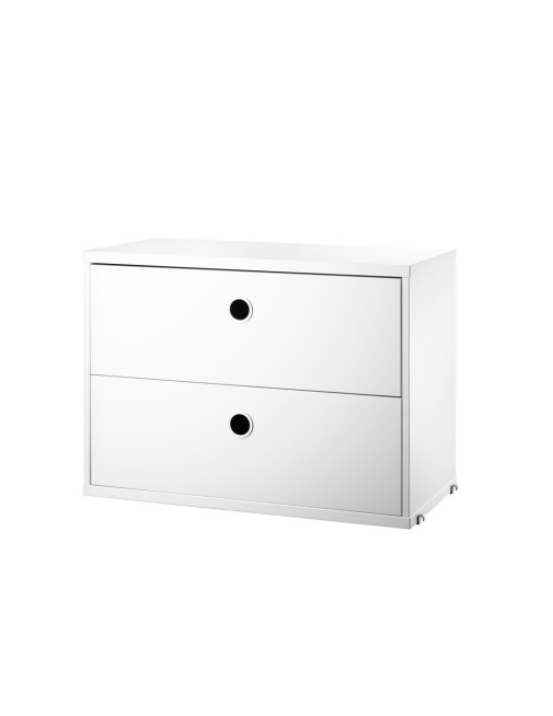 Chest 2 drawers white 58x30cm String a medida online