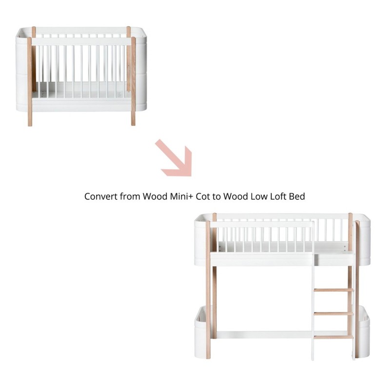 Kit de conversion Wood Mini+ à Cama Loft Oliver Furniture