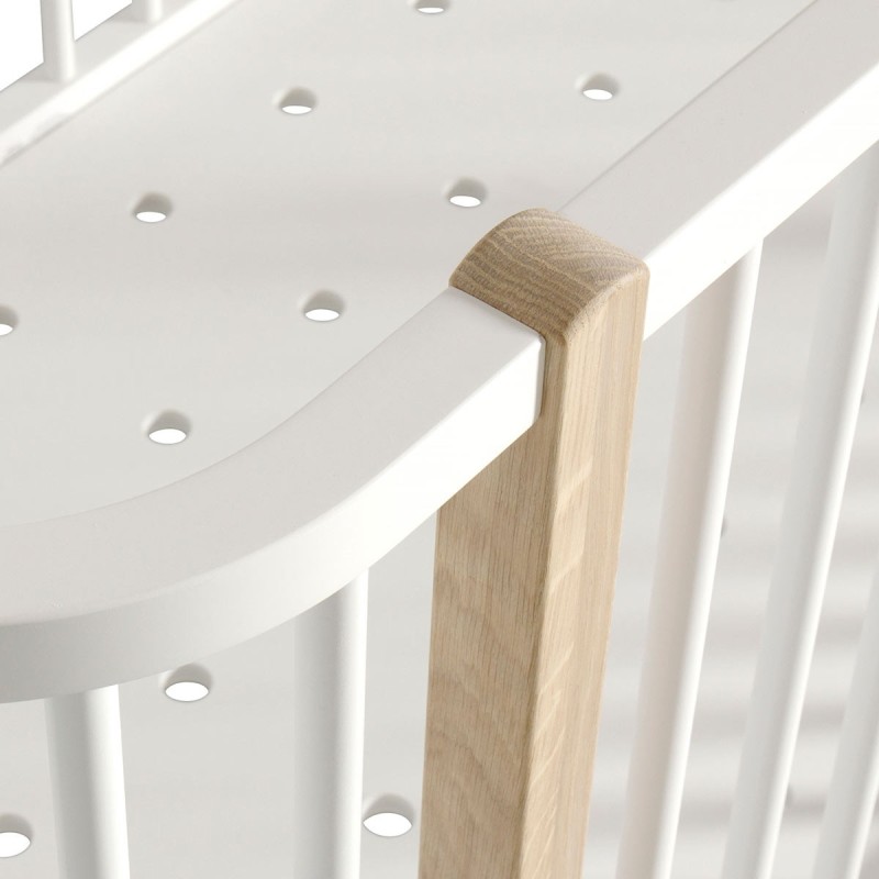 Cunas bebé madera color blanco Wood Oliver furniture