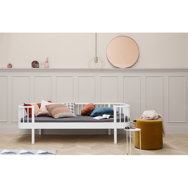 White day bed Wood OLIVER FURNITURE