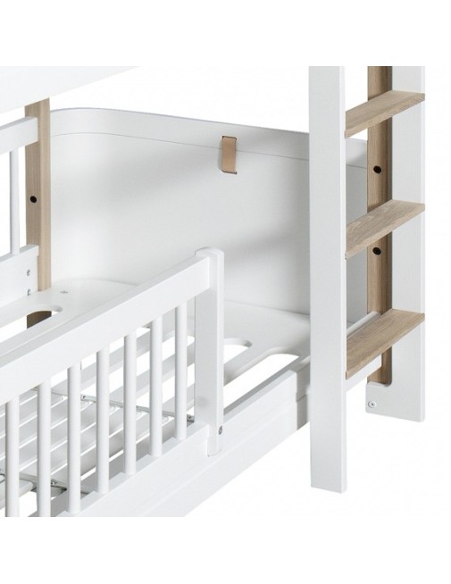 Wood Mini+ Low Bunk Bed White oliver FURNITURE