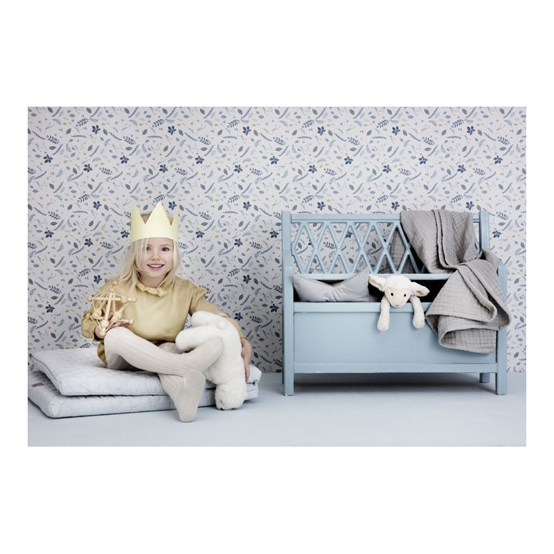 Harlequin Kids Storage Bench White CamCam Copenhagen