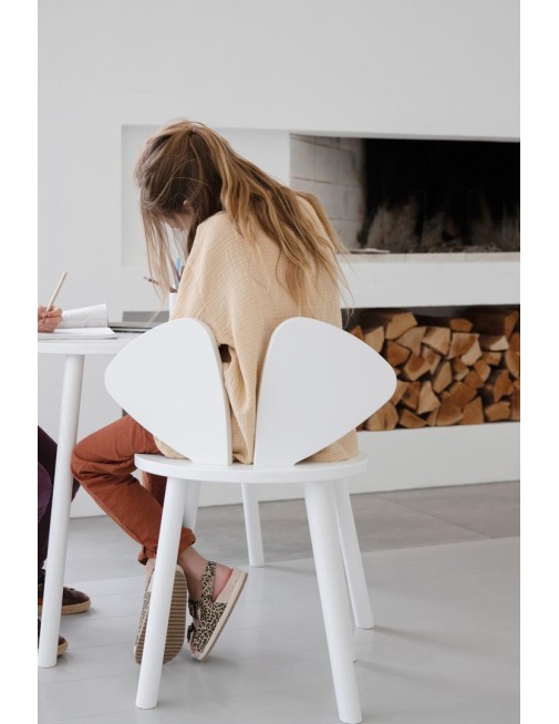Mouse Chair White Nofred