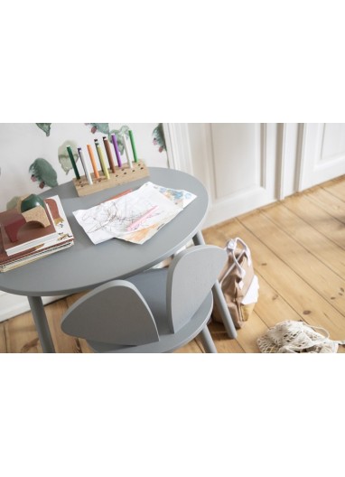 Mouse table grey Nofred