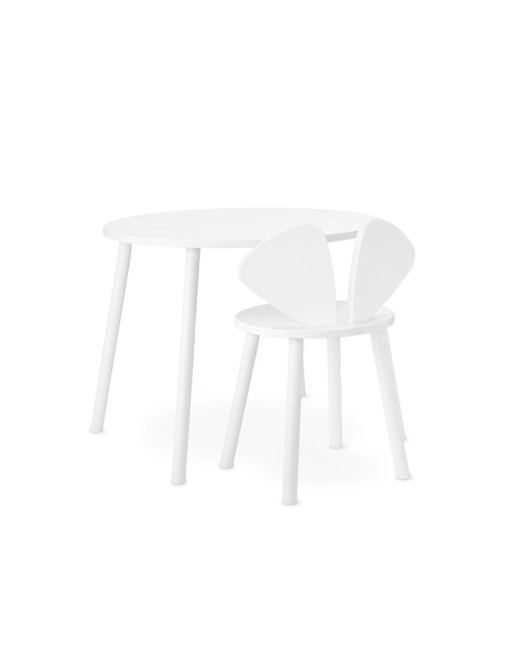 Mouse table school white Nofred