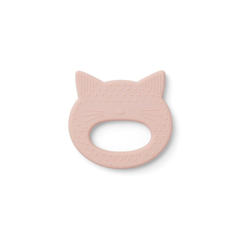 Gemma Silicone teether Cat Rose Liewood