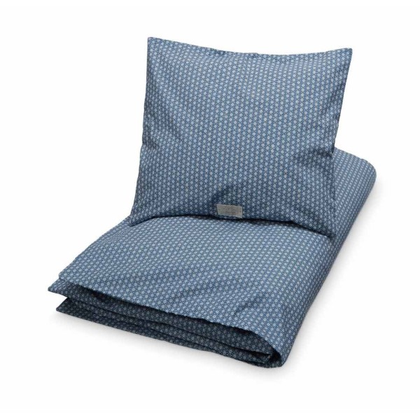 Blauer Camcam-Bettbezug von Sashiko