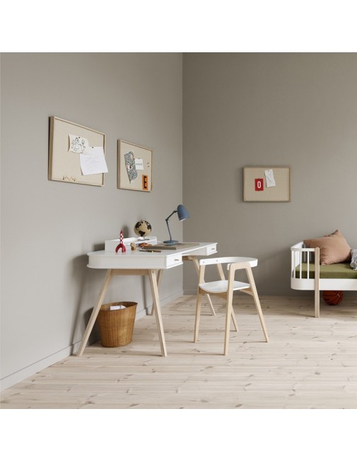 Desk 72 cm Wood Oliver Furniture