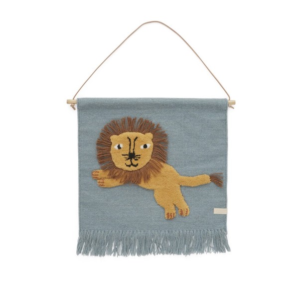 Follow the Jumping Lion Wall Rug OYOY