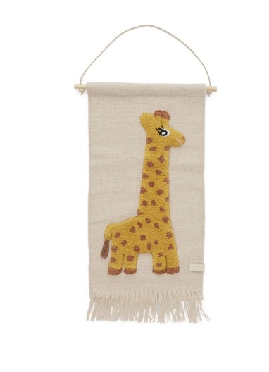 Follow the Giraffe Wall Rug OYOY