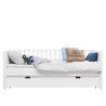 Nordic Bed 90x200 White Bopita