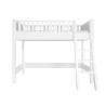 Nordic Loft Bed Inclined stairs White Bopita