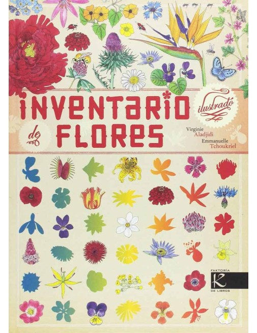 Livre "Inventaire illustré des fleurs" Faktoria K Libros