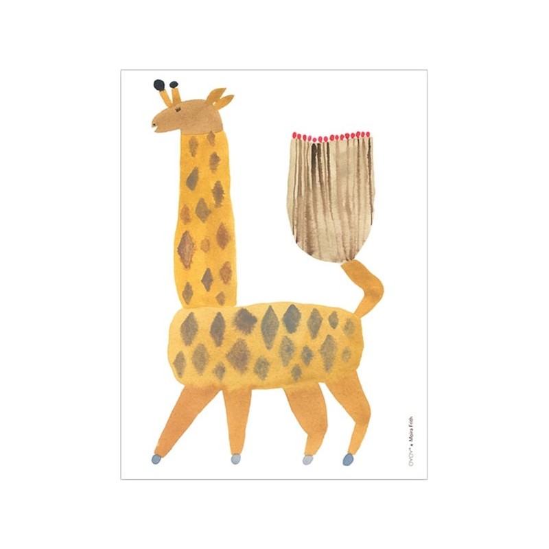 Noah Giraffe Poster OYOY