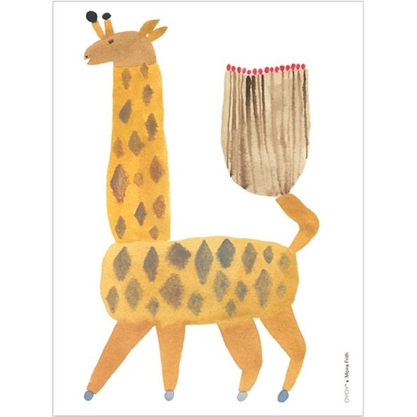 Poster Noah Giraffe OYOY