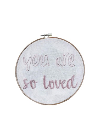 Hoop quote You are so loved Numero 74