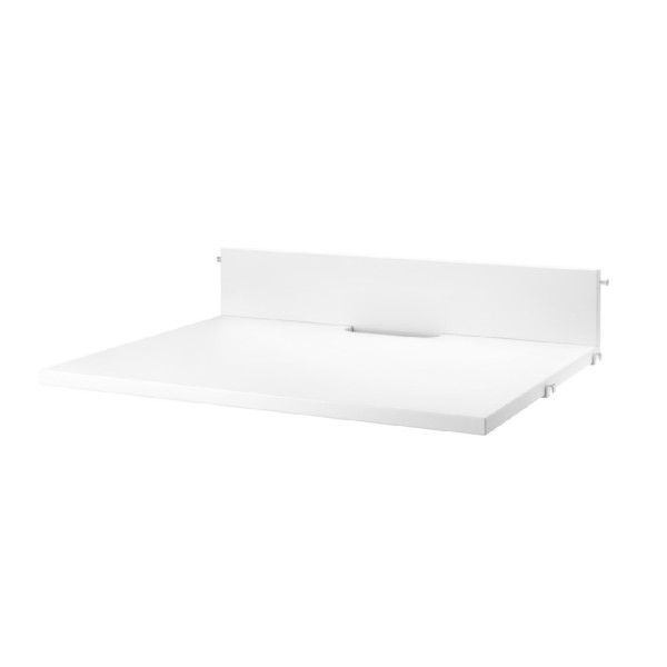 Shelf with 58x47 cm cable slot String® White Furniture