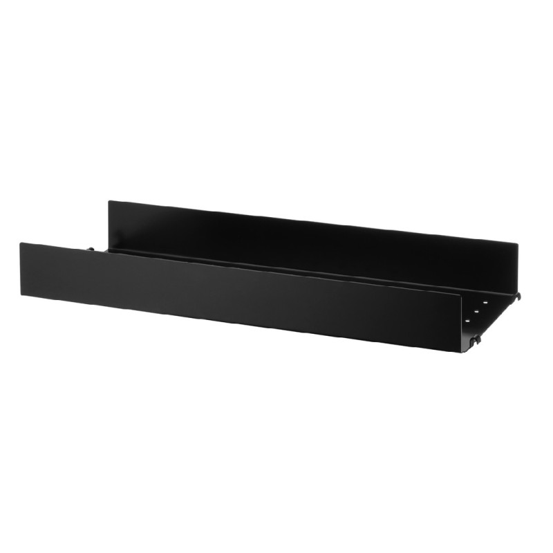 Shelf metal 58x20 cm Black String® Furniture