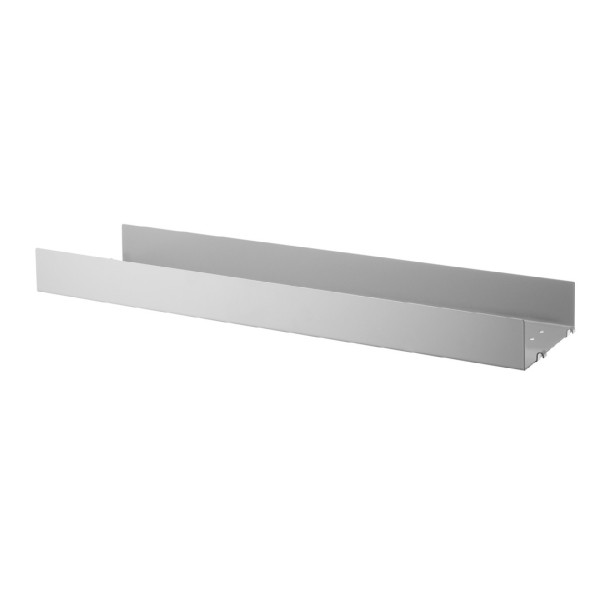 Shelf metal 78x20 cm Light gray String® Furniture