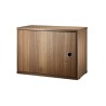 Cabinet avec porte battue 58x30 cm Nogal String® Furniture