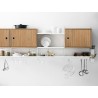 Cabinet con puerta batiente 58x30 cm Roble String® Furniture