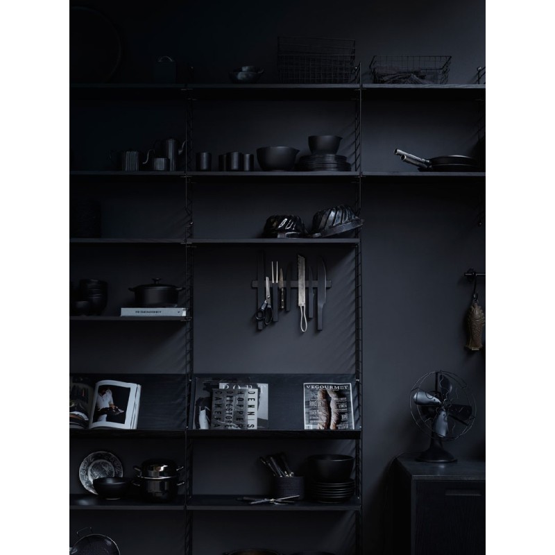 Pack 2u Wall panel 75 x 30 cm Black String® Furniture