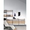 Pack 2u Panel de suelo 85x30 cm Negro String® Furniture