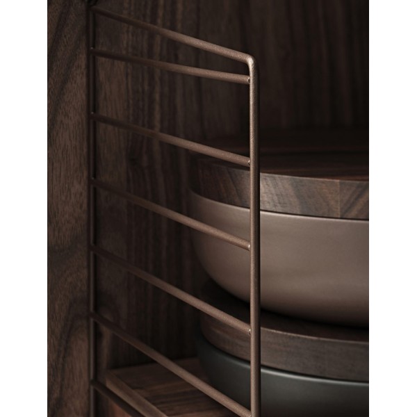 Panel de suelo 115x30 cm Marrón String® Furniture