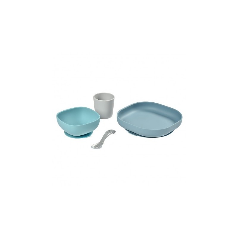 Silicone Tableware with Suction Cup Jungle Béaba