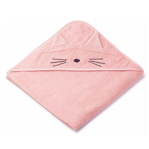 Augusta Hooded Towel Cat Liewood