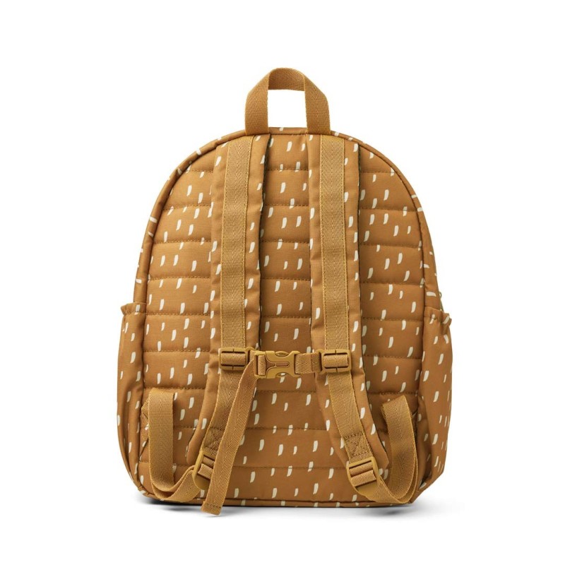 James School Backpack Graphic Stroke / Golden Caramel Liewood