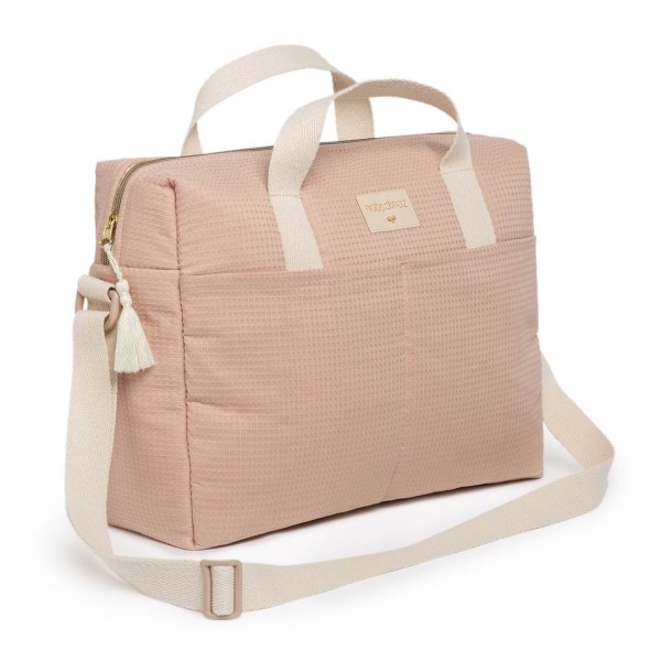 Bolso cambiador impermeable Gala Misty Pink Nobodinoz
