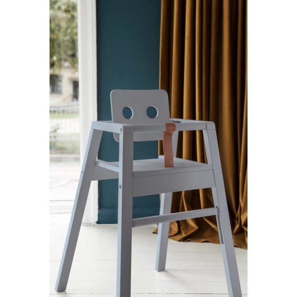 Wooden Robot Highchair Grey