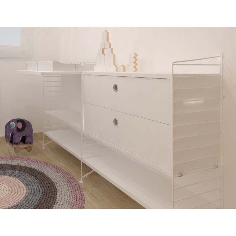 Kinderzimmerdekoration online Weiß mit dezentem Mauve