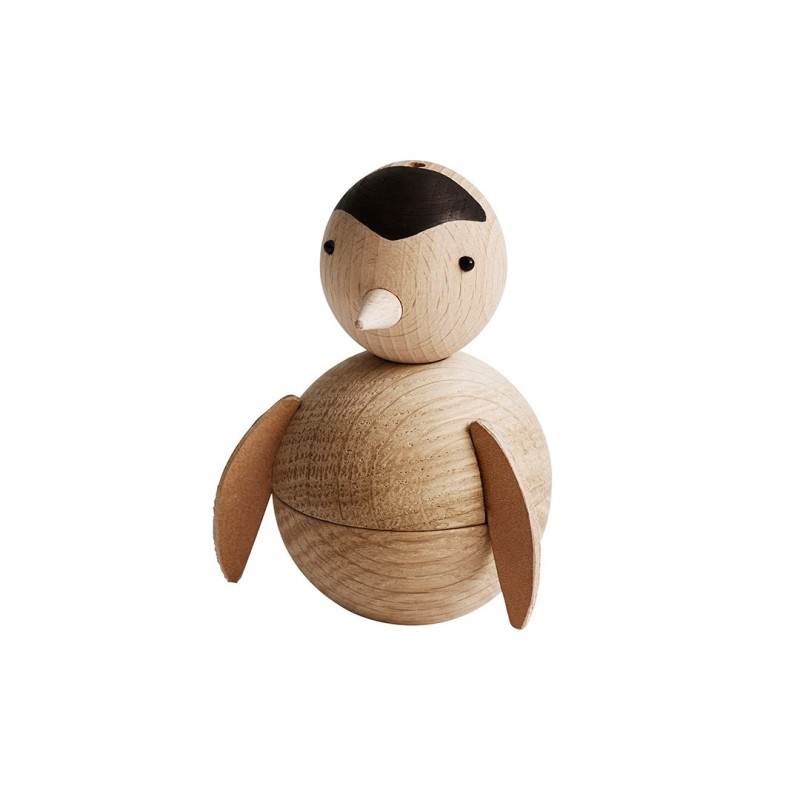 Figurine en bois de pingouin Oyoy