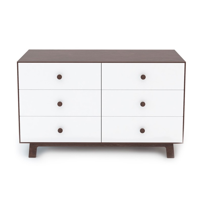 Merlin Chest of 6 Drawers Walnut Oeuf